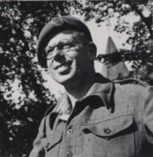 Lieutenant Birkin Haward smiles at the camera. 